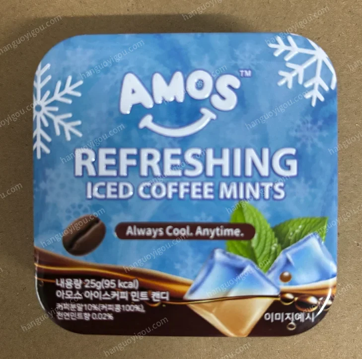 AMOS 冰咖啡薄荷糖 25g