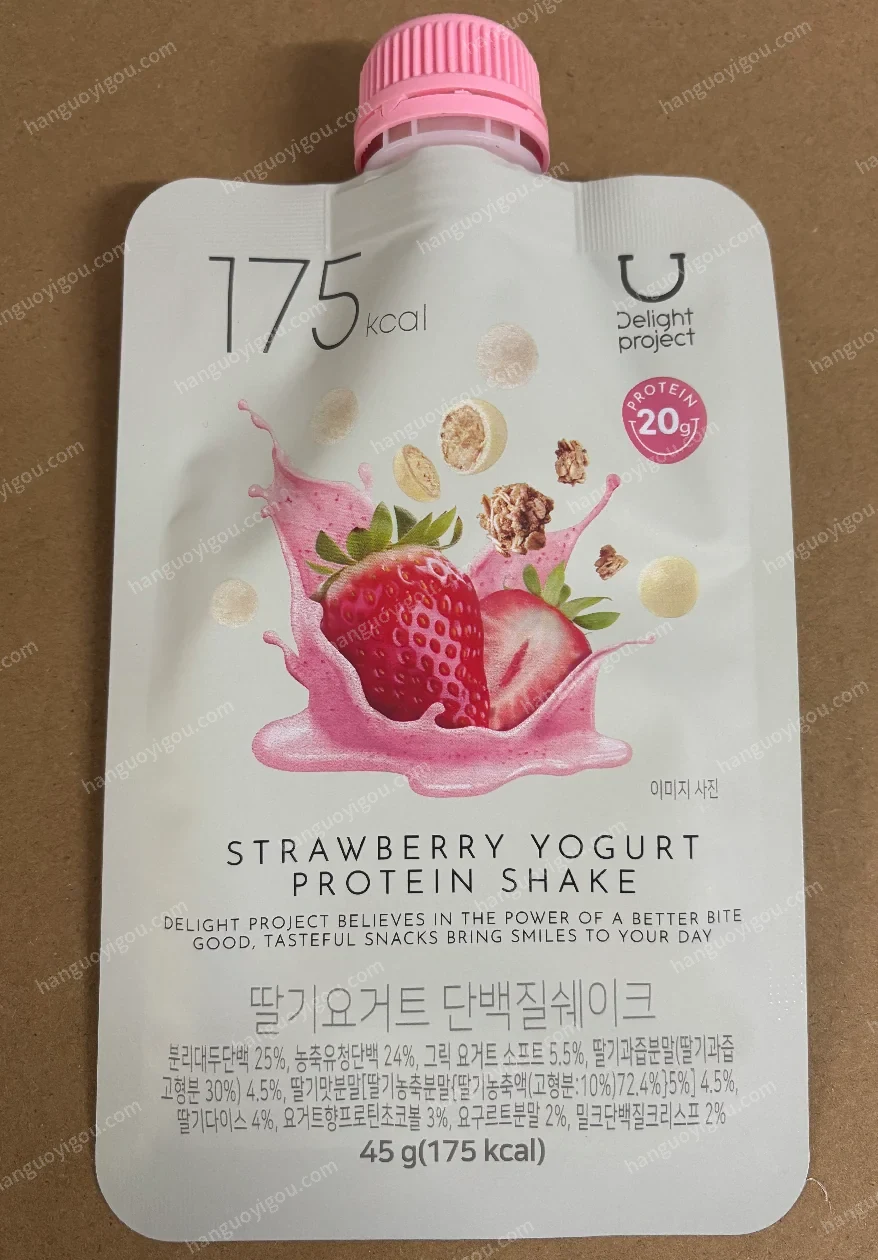 草莓優格蛋白奶昔 45g